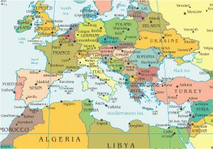 Modern Day Map Of Europe 36 Intelligible Blank Map Of Europe and Mediterranean