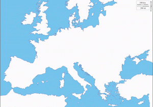 Modern Europe Map Quiz 36 Intelligible Blank Map Of Europe and Mediterranean