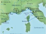 Monaco France Map Cruising the Rivieras Of Italy France Spain