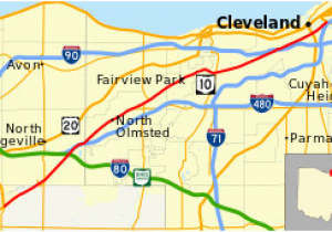 Monclova Ohio Map Ohio State Route 2 Revolvy