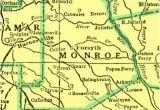 Monroe County Georgia Map County Of Monroe Georgiainfo