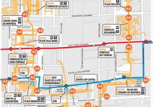 Montreal Canada Metro Map Montreal Underground City Map