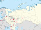 Moscow On Map Of Europe Map Russia Continent