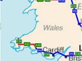 Motorway Map Ireland Trunk Roads In Wales Wikipedia