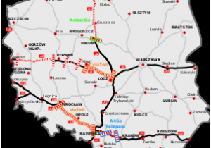 Motorway Map Of France Highways In Poland Wikipedia