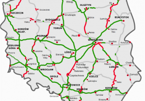 Motorway Map Of France Highways In Poland Wikipedia