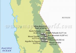 Mount Shasta California Map Mountain Ranges Maps Of California California Map with Mountains Map