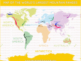 Mountain Ranges In Canada Map World Geography World S Largest Mountain Ranges Map the
