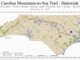 Mountains In north Carolina Map Mountains to Sea Trail Mst Maplets