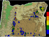 Mountains In oregon Map List Of Mountain Ranges Of oregon Revolvy