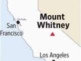 Mt Whitney California Map Climbing Mount Whitney with Kids Wsj