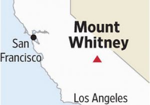 Mt Whitney California Map Climbing Mount Whitney with Kids Wsj