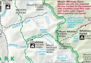 Mt Whitney California Map Going Nobo On the John Muir Trail Hiking the Jmt