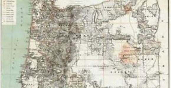 Mulino oregon Map 1879 oregon Map or Hillsboro Madras north Bend Molalla Jefferson