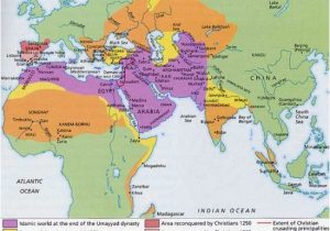 Muslim Spain Map islamic World In 1500 Maps Historical Maps islam Map