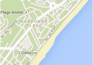 Narbonne France Map Narbonne Plage Google Maps Frankreich Beach Places