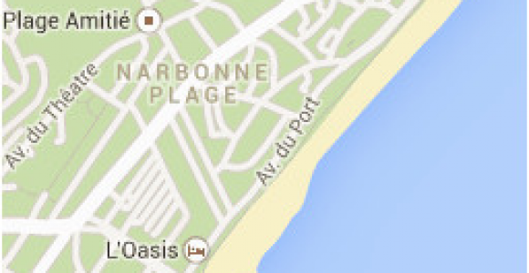 Narbonne France Map Narbonne Plage Google Maps Frankreich Beach Places