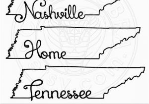 Nashville Tennessee On A Map Tennessee Map Outline Typography Clipart Svg Eps by Scrapcobra