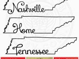 Nashville Tennessee On Map Tennessee Map Outline Typography Clipart Svg Eps by Scrapcobra