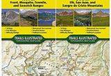 National Geographic Maps Colorado Colorado 14ers topographic Trail Map Guide Set National Geographic