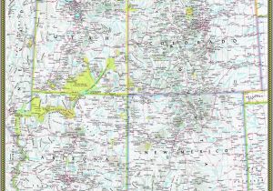 National Geographic Maps Colorado Four Corners atlas Wall Map Maps Com