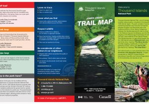 National Parks In Canada Map Maps and Brochures Thousand islands National Park