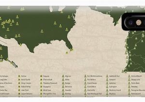 National Parks In Michigan Map Us National Parks Michigan Digital Art by Finlay Mcnevin