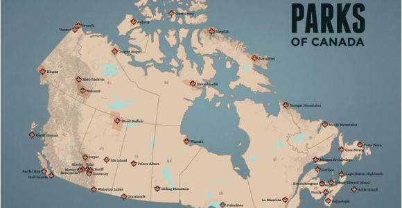 National Parks Of Canada Map National Parks Best Maps Ever