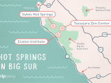 Natural Hot Springs California Map Big Sur Hot Springs top Natural Hot Tubs On the Coast