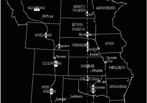 Nebraska Colorado Map Map Of the Great Plains Center for Great Plains Studies Nebraska