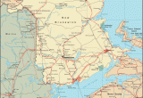 New Brunswick Canada Map Detailed Detailed New Brunswick Map Canada New Brunswick Map New