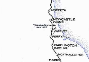 New Castle England Map Disused Stations Killingworth Station