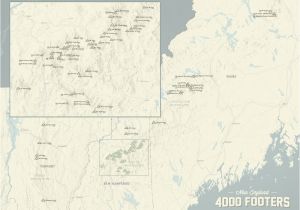 New England 4000 Footers Map Products Page 2 Best Maps Ever