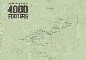 New England 4000 Footers Map Products Page 2 Best Maps Ever