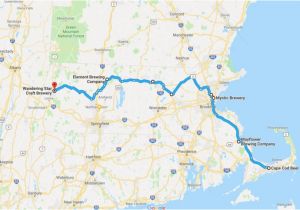 New England Breweries Map Take the Massachusetts Brewery Trail for A Weekend You Ll