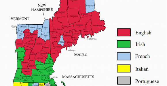 New England County Map New England Ancestry by County 2000 United States