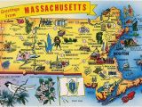 New England Massachusetts Map Postcard Massachusetts Map Most Popular Pictures