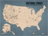 New England National Park Map National Parks Best Maps Ever