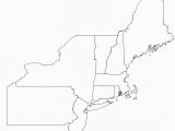 New England Outline Map Country Names A Maps 2019