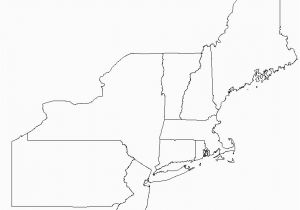 New England Outline Map Country Names A Maps 2019