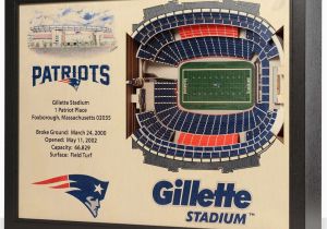 New England Patriots Stadium Map New England Patriots Wooden 25 Layer Stadiumview 3d Wall Art