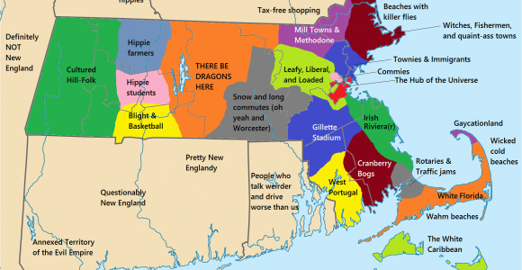 New England Political Map 14 Problems that Massholes Have to Face once they Move