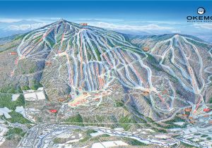 New England Ski Resort Map Okemo Mountain Resort Skimap org