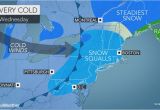 New England Snow Accumulation Map Disruptive Snow Precedes Midweek Arctic Blast Across