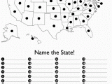 New England States and Capitals Map Quiz Map Of the United States with Blanks to Label Each State