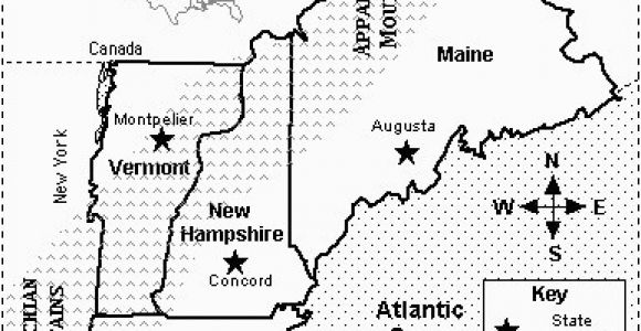 New England States and Capitals Map Quiz States and Capitals Map Quiz New England Map Quiz Printout