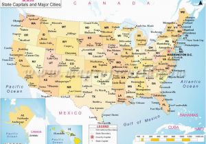 New England States and Capitals Map Usa State Capitals and Major Cities Map School Ideas