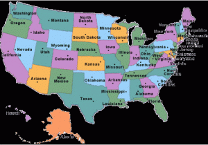 New England States Map Quiz the 50 States Of America Us State Information
