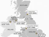 New England Temperature Map Uk Heatwave Met Office Confirms Record Temperature In Cambridge