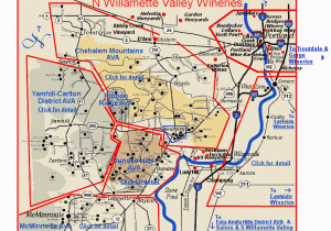 Newberg oregon Wineries Map oregon Winery Map Compressportnederland